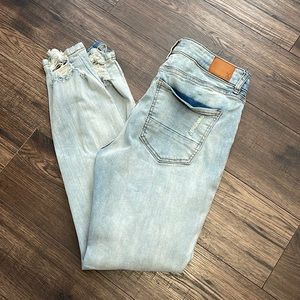 Resfeber Light Blue Skinny Boyfriend Distressed Jeans
